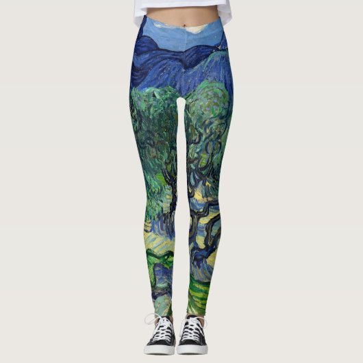 Vincent van Gogh - Olivenbäume mit den Alpen Leggings (Vorderseite)