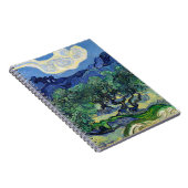 Vincent van Gogh - Olivenbäume mit den Alpen Notizblock (Rechte Seite)