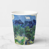 Vincent van Gogh - Olivenbäume mit den Alpen Pappbecher (Links)