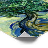 Vincent Van Gogh, Olivenbäume mit den Alpen Poster (Ecke)