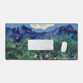 Vincent van Gogh - Olivenbäume mit den Alpen Schreibtischunterlage (Tastatur & Maus)
