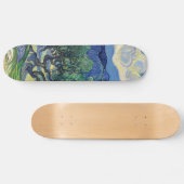 Vincent van Gogh - Olivenbäume mit den Alpen Skateboard (Horizontal)