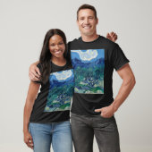 Vincent Van Gogh - Olivenbäume mit den Alpen T-Shirt (Unisex)