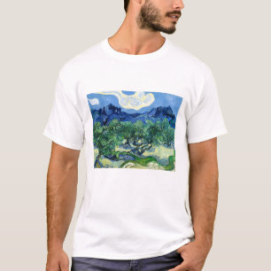 Vincent Van Gogh, Olivenbäume mit den Alpen T-Shirt