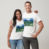 Vincent Van Gogh, Olivenbäume mit den Alpen T-Shirt (Unisex)