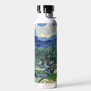 Vincent van Gogh - Olivenbäume mit den Alpilles Trinkflasche