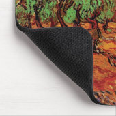 Vincent Van Gogh - Olivenbäume mit gelbem Himmel Mousepad (Ecke)