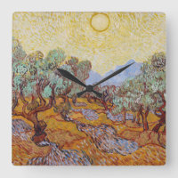 Vincent Van Gogh - Olivenbäume mit gelbem Himmel