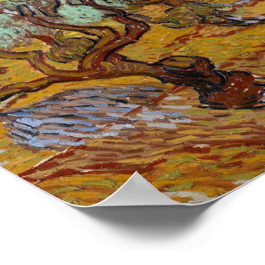 Vincent van Gogh - Olivenbäume Poster (Ecke)