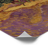 Vincent van Gogh - Olivenbäume Poster (Ecke)