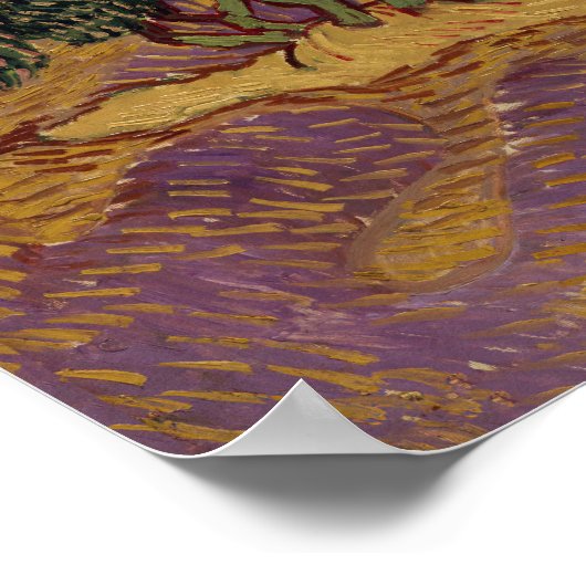 Vincent van Gogh - Olivenbäume Poster (Ecke)