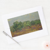 Vincent van Gogh - Olivenbäume Rechteckiger Aufkleber (Umschlag)