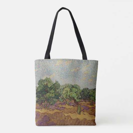 Vincent van Gogh - Olivenbäume Tasche (Rückseite)