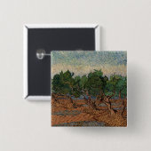 Vincent van Gogh - Olivenhain Button (Vorne & Hinten)