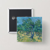 Vincent van Gogh - Olivenhain Button (Vorne & Hinten)