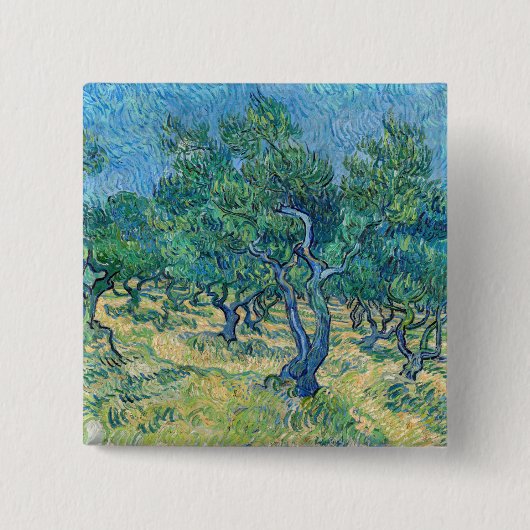 Vincent van Gogh - Olivenhain Button (Vorderseite)