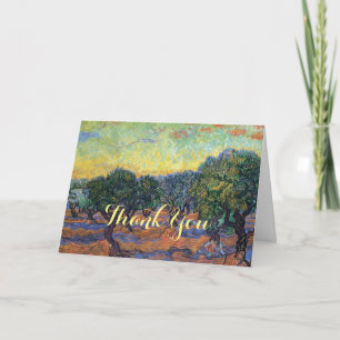 Vincent Van Gogh Olivenhain Impressionismus Kunst Dankeskarte