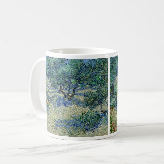 Vincent van Gogh - Olivenhain Kaffeetasse (Vorderseite Links)