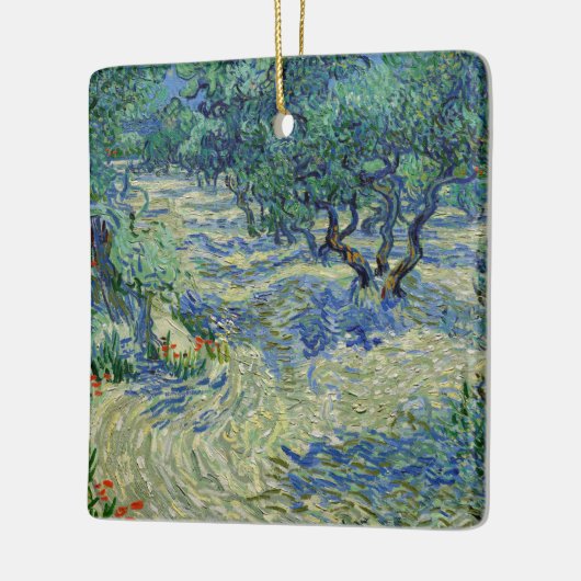 Vincent van Gogh - Olivenhain Keramikornament (Links)