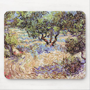Vincent Van Gogh - Olivenhain Kunstdruck Mousepad