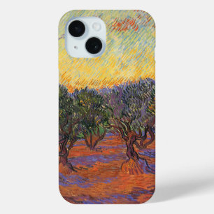 Vincent van Gogh - Olivenhain, orangefarbener Himm Case-Mate iPhone Hülle