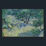 Vincent van Gogh - Olivenhain Poster<br><div class="desc">Obstgarten von Vincent van Gogh, 1889. Vincent van Gogh war ein niederländischer postimpressionistischer Maler, der zu den bekanntesten und einflussreichsten Persönlichkeiten in der Geschichte der Western-Kunst gehört. In etwas mehr als einem Jahrzehnt hat er ungefähr 2100 Kunstwerke erschaffen, darunter etwa 860 Ölgemälde, die meisten davon in den letzten zwei Jahren...</div>