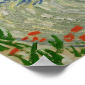 Vincent van Gogh - Olivenhain Poster (Ecke)