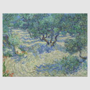 Vincent van Gogh - Olivenhain Seidenpapier