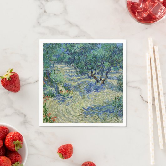 Vincent van Gogh - Olivenhain Serviette (Beispiel)