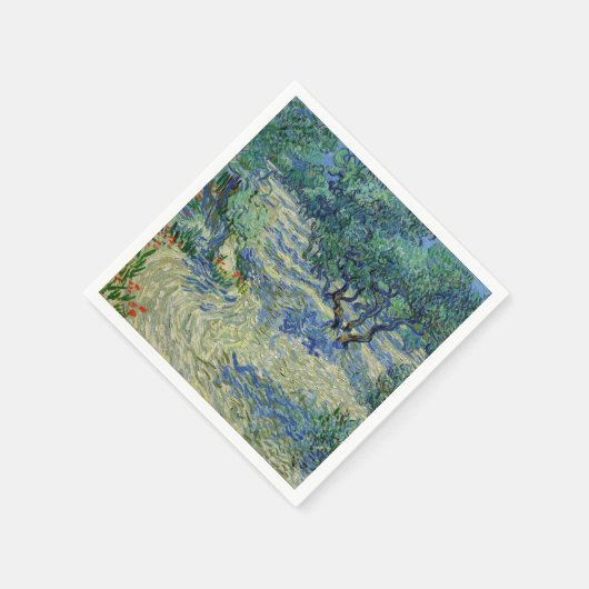 Vincent van Gogh - Olivenhain Serviette (Ecke)