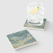 Vincent van Gogh - Olivenhain Steinuntersetzer (Seitenansicht)