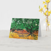 Vincent Van Gogh - Olivenhaine Karte (Gelbe Blume)