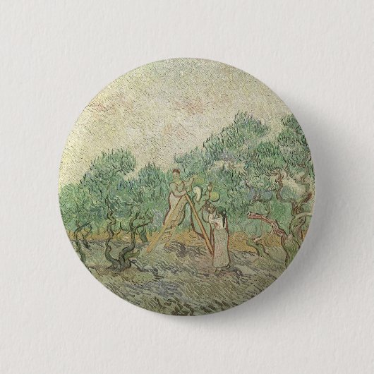 Vincent van Gogh - Olivenpflücker Button (Vorderseite)