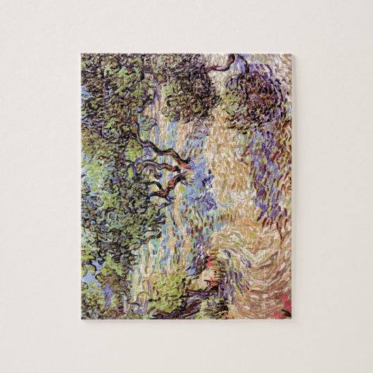 Vincent Van Gogh - Olivenweg Puzzle (Vertikal)