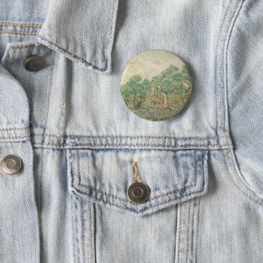 Vincent van Gogh - Ölpflücken Button (Beispiel)