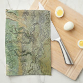 Vincent van Gogh - Ölpflücken Geschirrtuch (Viertel Falte)