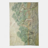 Vincent van Gogh - Ölpflücken Geschirrtuch (Vertikal)