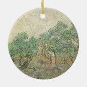 Vincent van Gogh - Ölpflücken Keramikornament (Hinten)