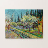 Vincent van Gogh Orchard, geboren von Zypressen Puzzle (Horizontal)