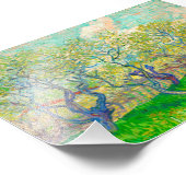 Vincent van Gogh Orchard in Blossom Fotodruck (Ecke)