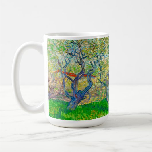 Vincent van Gogh Orchard in Blossom Kaffeetasse (Links)