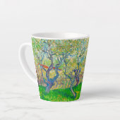 Vincent van Gogh Orchard in Blossom Milchtasse (Linke Ecke)