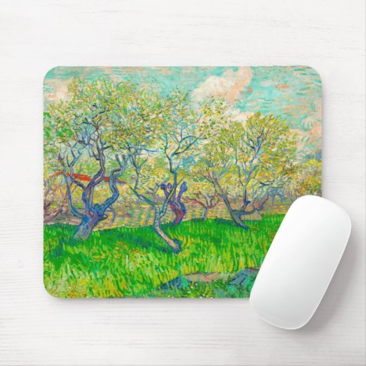 Vincent van Gogh Orchard in Blossom Mousepad (Mit Mouse)