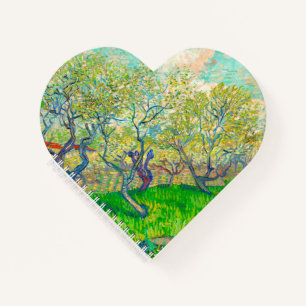 Vincent van Gogh Orchard in Blossom Notizblock