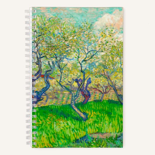 Vincent van Gogh Orchard in Blossom Notizblock (Vorderseite)