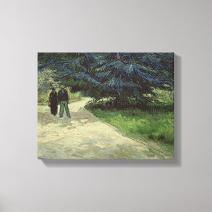 Vincent van Gogh  Paar im Park, Arles, 1888 Leinwanddruck