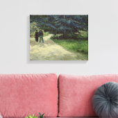 Vincent van Gogh | Paar in the Park, Arles, 1888 Leinwanddruck (Insitu (Wohnzimmer))