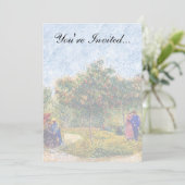 Vincent Van Gogh - Paare im Park Einladung (Stehend Vorderseite)