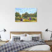 Vincent Van Gogh - Paare im Park Leinwanddruck (Insitu (Schlafzimmer))
