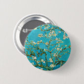 Vincent Van Gogh painting Almond Blossoms Button (Vorne & Hinten)